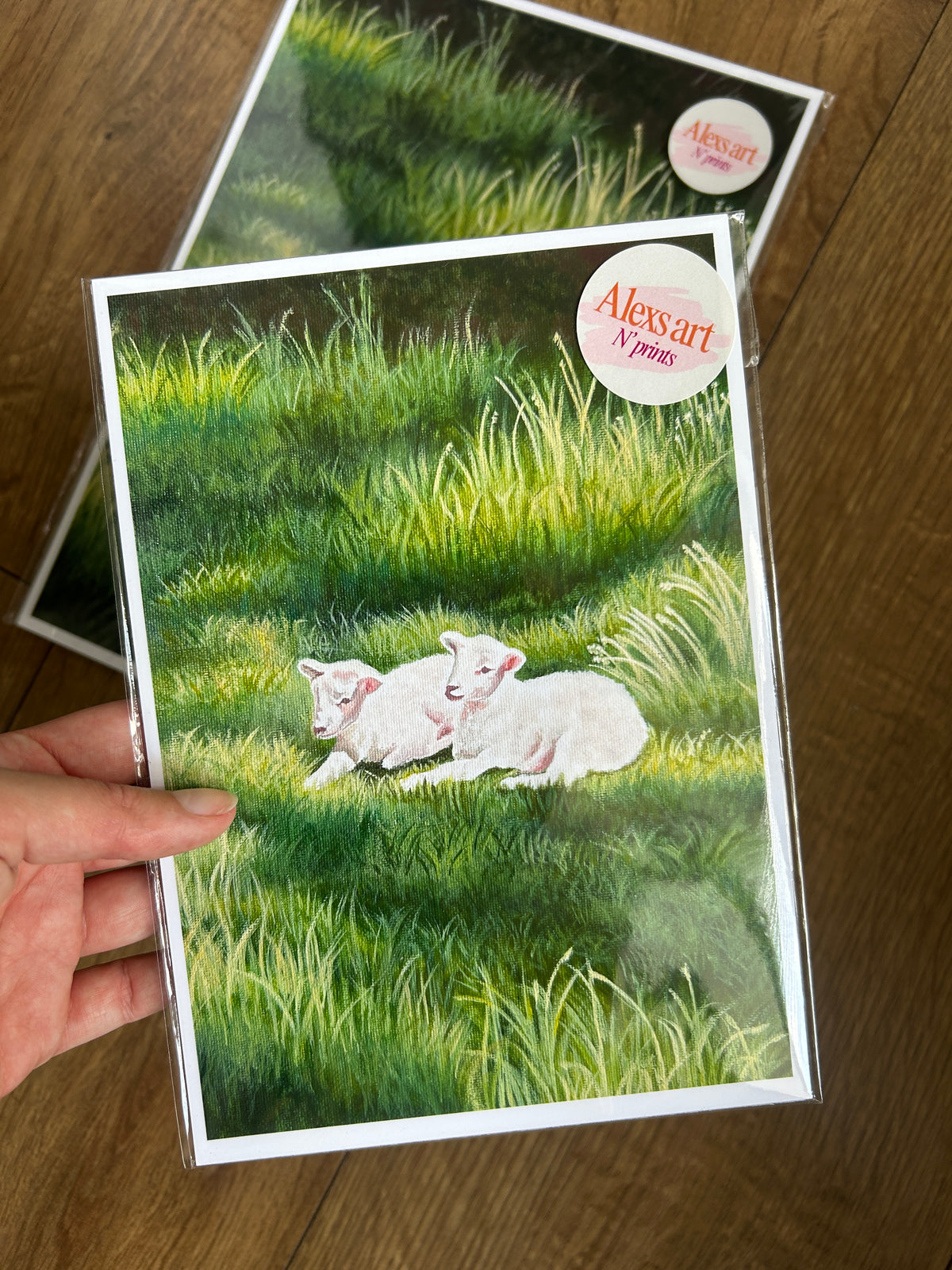 Spring Lambs Art Print