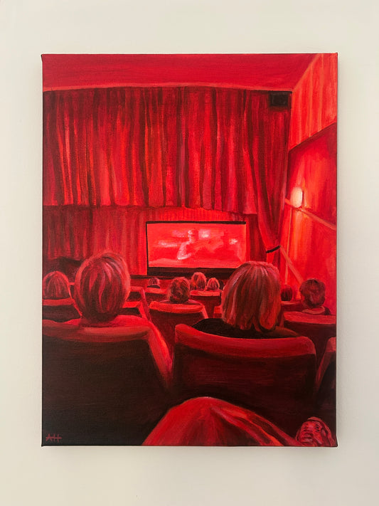 ‘Cinema’ orignal acrylic painting