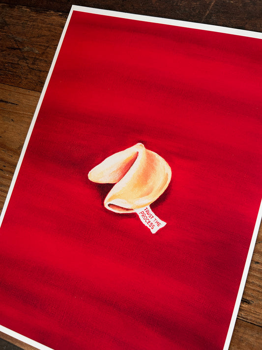 Fortune Cookie print ' trust the process'