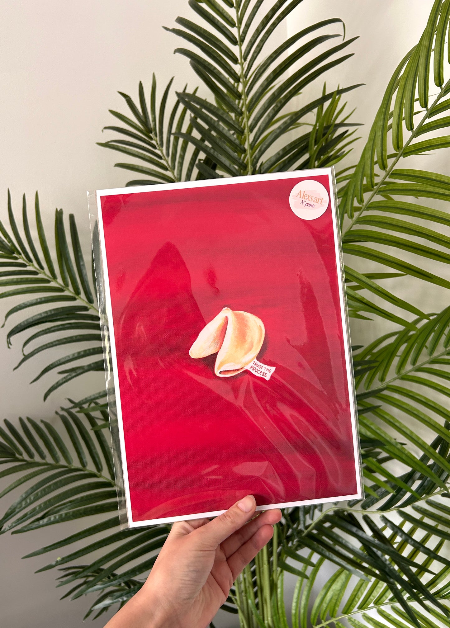 Fortune Cookie print ' trust the process'