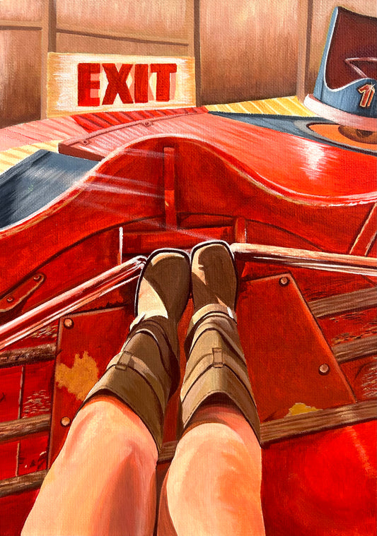 ‘Waltzers’ Art Print