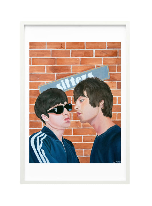 Oasis ‘ Sifters’ orignal acrylic painting