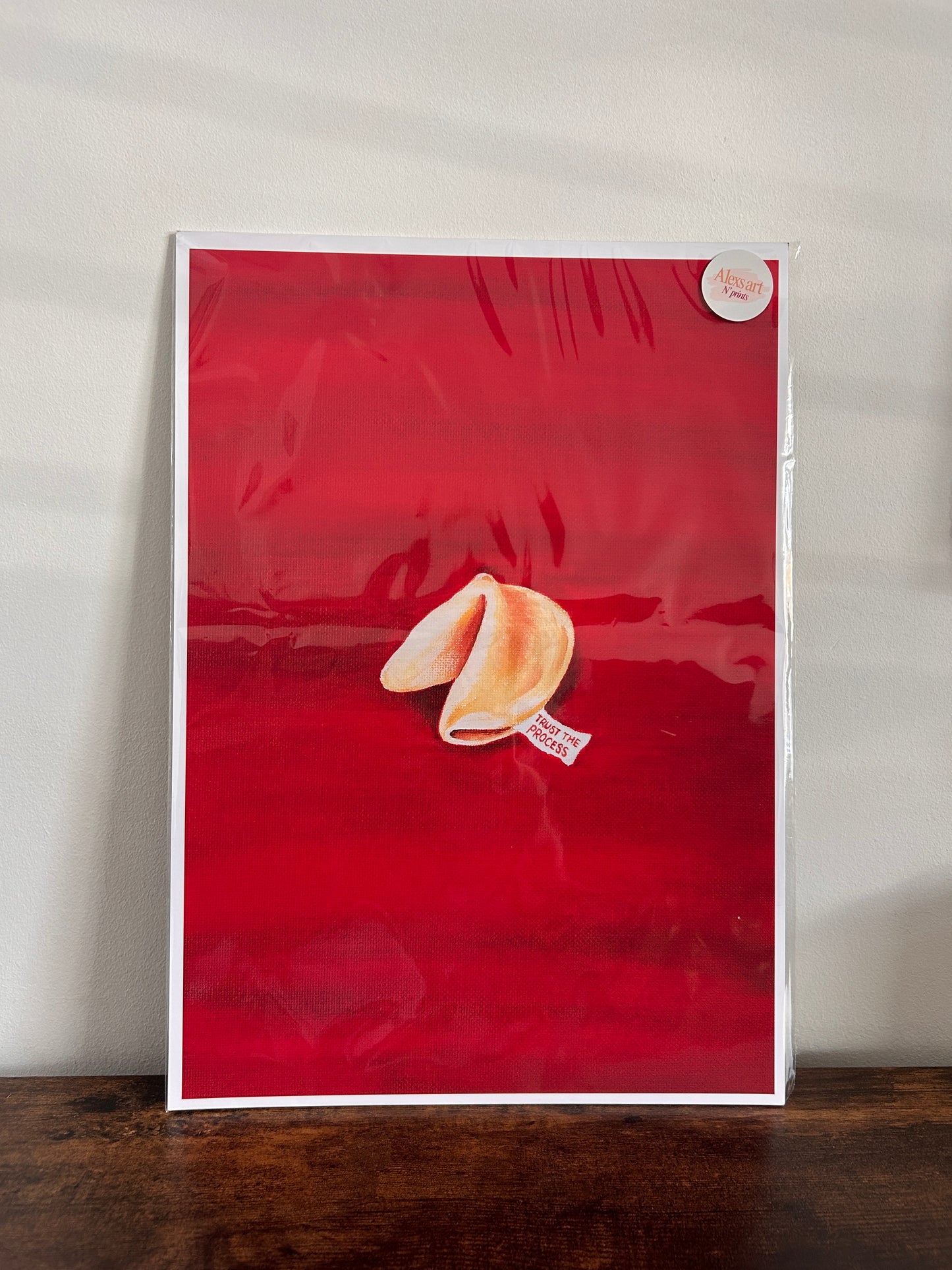 Fortune Cookie print ' trust the process'