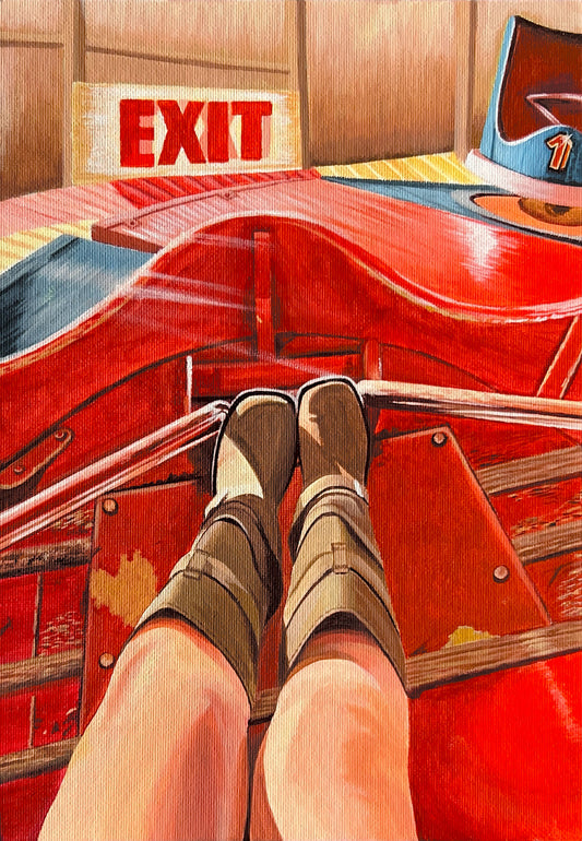 Retro Cowboy Boots Print